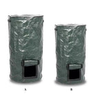 Garden Composter Eco-Friendly Bio Fermentation Bag with Zipper and Double Handles Collapsible Compost Bin for Dispose of Kitchen