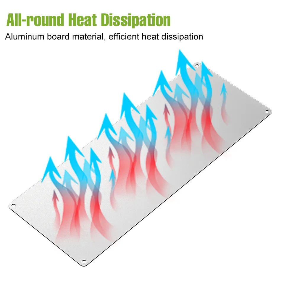 LED Grow Light Full Spectrum Quantum Board Lamp For Indoor Growth Box Flower Plants Cultivation Dimmable With Timing Auto On/Off