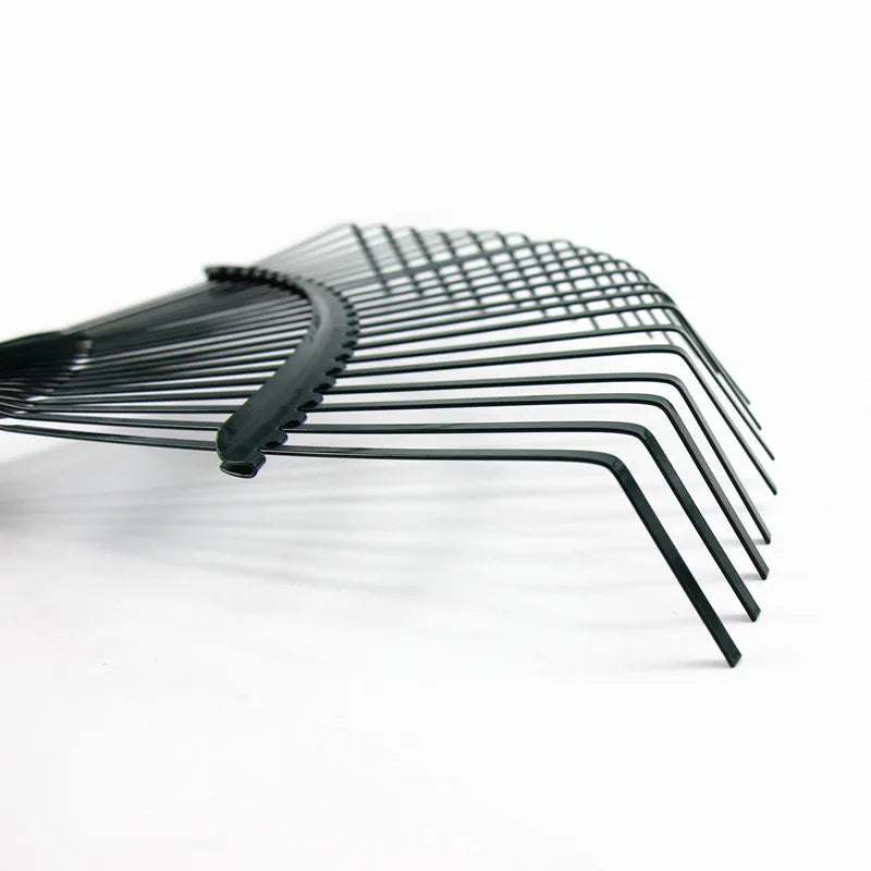 1Pc for Gardeners Grass Farming Rake Durable 22-Tooth Garden Rake Garden Leaf Rake Iron Potting Landscapers Reliable Tools
