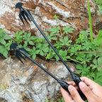 Garden Hoe Tool 2 in 1 Double Garden Hoe Cultivator Gardening Weed-Puller with Handle for Flower Beds Gardens