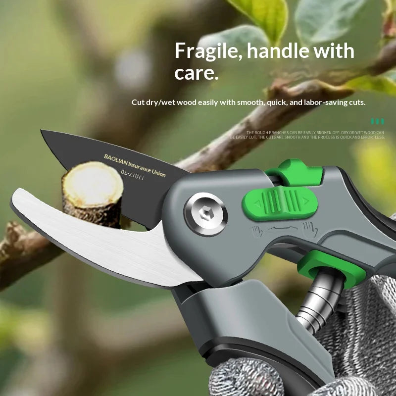 Garden Pruning Tool Set - Plant Trim Pruner Cut Secateur Shrub Scissor Branch Shear Orchard Pruning Shears for Horticulture