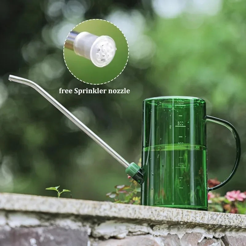 Long-Spout Watering Can for Home Use – Ideal for Garden Plants, Potted Greens, Succulents, and Flower Watering