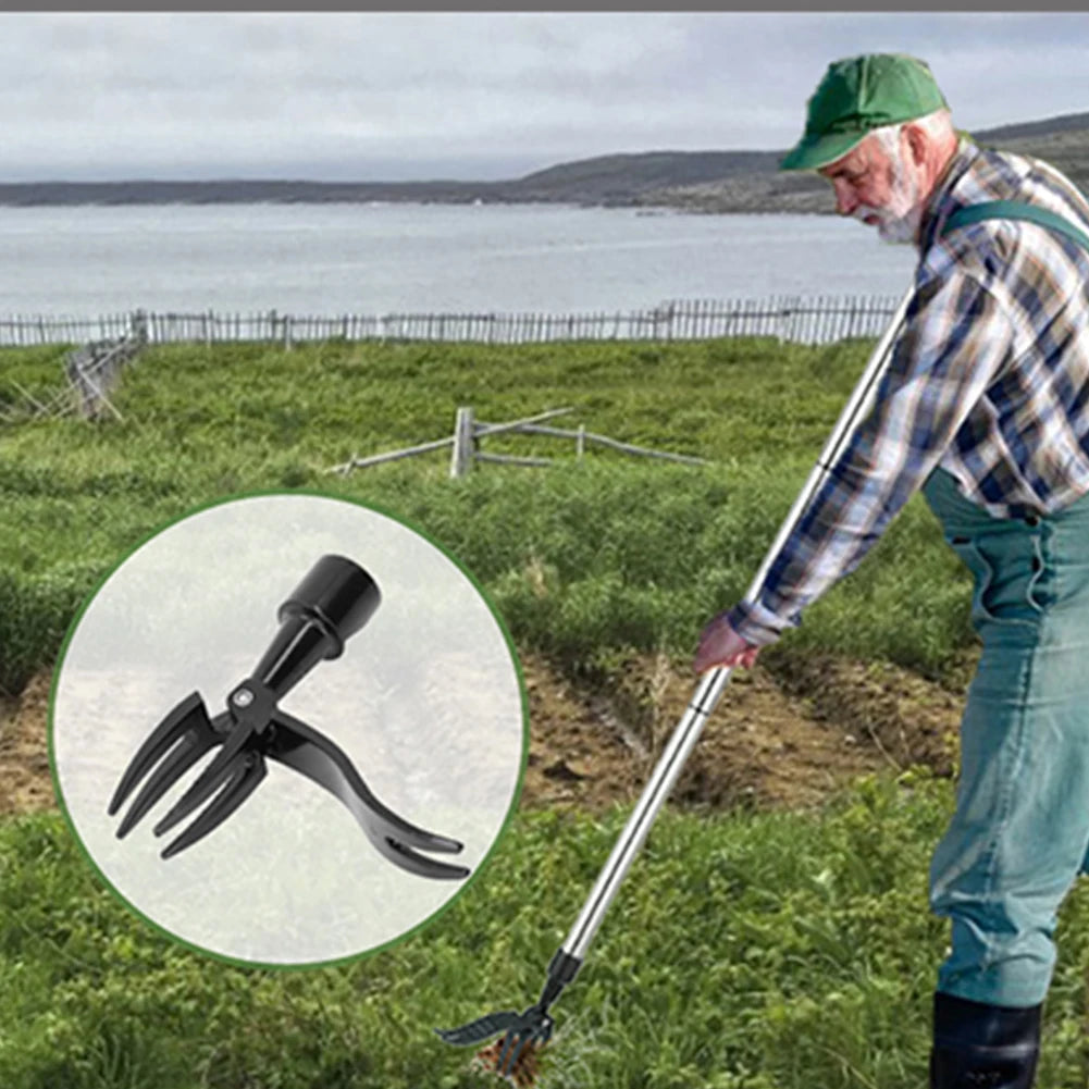 Standing Weeding Head Replacement Foot Pedal Digging Grass Shovel Foot Pedal Weed Puller WeedingTool for Outdoor Garden Lawn
