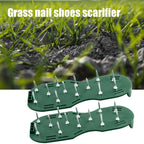30cm Gardening Walking Garden Yard Grass Cultivator Scarification Aerator Nail Shoes Multi-functional Practical Durable Tools