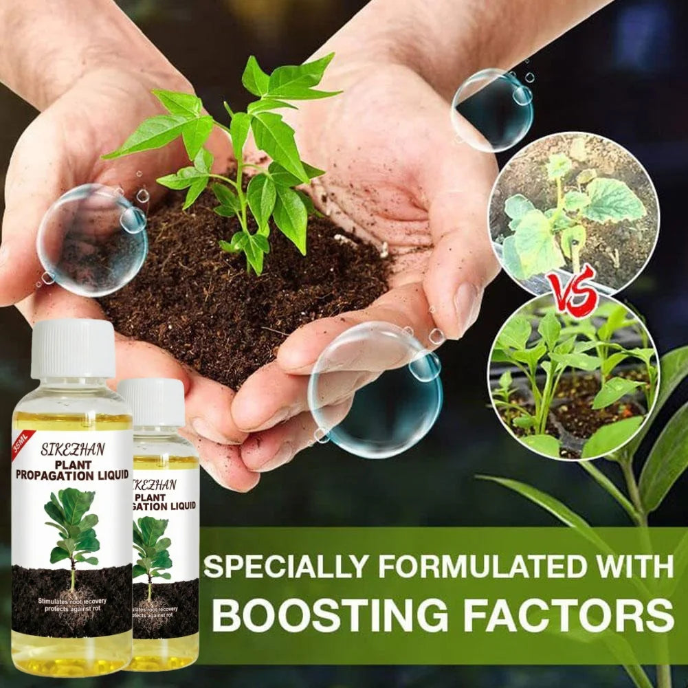 Rapid Plant Rooting Liquid Hormone Fast Propagation Solution Promote Strong Root Growth Fertilizer for Indoor Houseplants Care