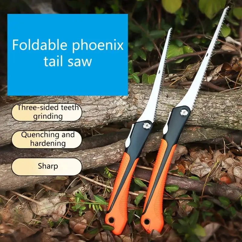Garden Handsaw Pruner Gardening Camping Handsaw Foldable Sharpness Tooth Woodworking Y5GB