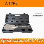 Garden Landscaping Clay Spade with Storage Case for Soil & Gravel - Heavy Duty Steel Digging Tool for Jack Hammer