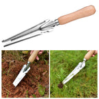 Weeds Pullers Hand Weeder Garden Tool Premium Garden 5 in 1 Hand Multi Weeder Digging Transplanting Planting Tool for Lawn Yard
