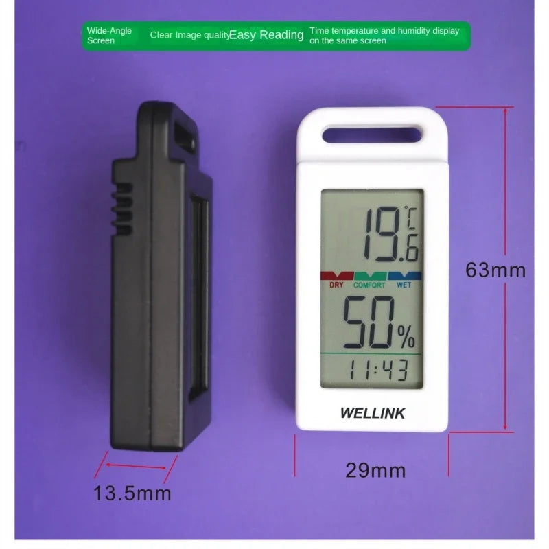 Thermometer Outdoor Temperature and Humidity Meter Camping Mountaineering Vehicle Sensor LCD Indoor Temperature Tools