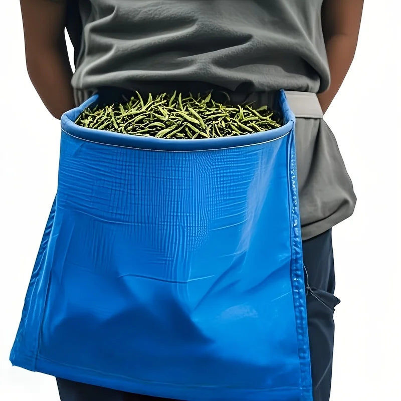 Garden Fruit Picking Bag and Mushroom Foraging Pouch with Waist Belt, Harvest Apron for Outdoor Orchard, Vegetable Gathering