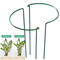 Green Metal Plant Support Stakes, 2-Piece Set
