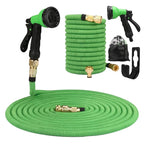 Garden Hoses 25-150ft Water Hose Expandable Flexible Garden Expanding Hoses 8 Function Nozzle Spray Wall Mountable Water Hose