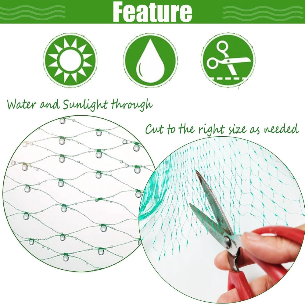 5/10M Garden Protect Netting Anti Birds Net Animals Deer Fencing Mesh for Fruits Trees Plants Stretch Durable Pest Barrier 그물망