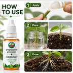 40ml Fast Plant Rooting Liquid Propagation Promoter Drops for Indoor Plants Stem Cuttings Water Soil Root Growth Enhancer