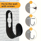 Space Saving Wall Mounted Garden Hose Bracket Is An Choice for Outdoor Lawn Care and Gardening Tools Storage Hook Indoor Wall