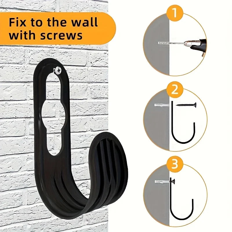 Space Saving Wall Mounted Garden Hose Bracket Is An Choice for Outdoor Lawn Care and Gardening Tools Storage Hook Indoor Wall