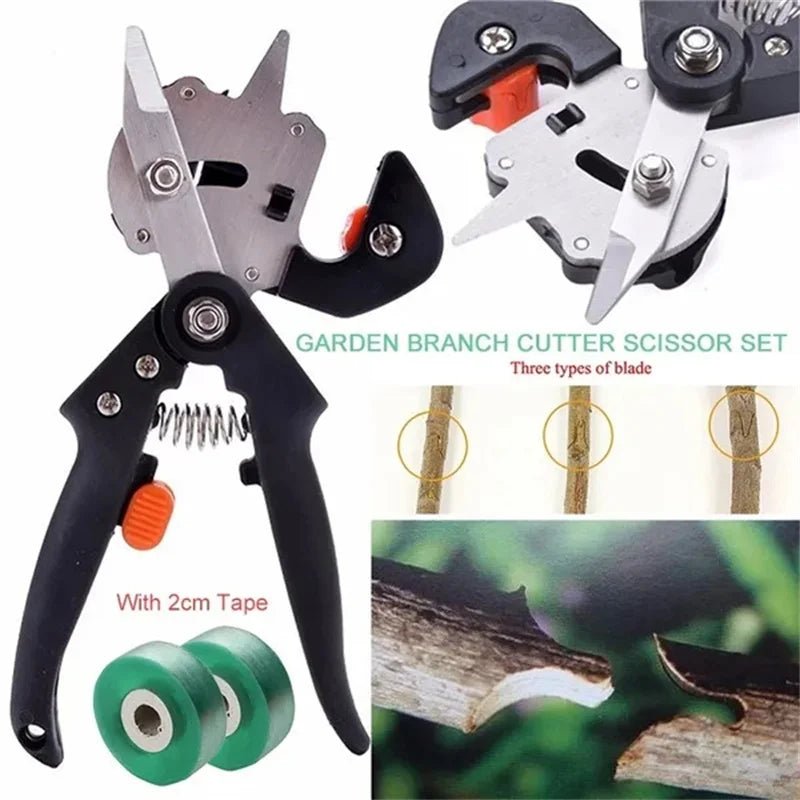 Professional Farming Pruning Shears Garden Scissor Floristry Secateur Fruit Tree Pruner Pruning Vine Seedle Graft Tool Hand Tool