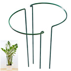 Green Metal Plant Support Stakes, 2-Piece Set