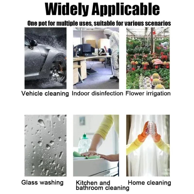 1.2L Handheld Car Wash Spray Bottle Air Pressure Watering Can for Home Gardening And Cleaning Tools