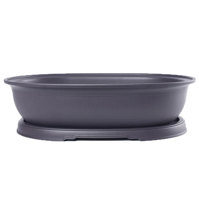 Outdoor Garden Landscape Bonsai Pot Trays Rectangular Square Planter Flowerpots Imitation Purple Clay Succulent Plants Pots