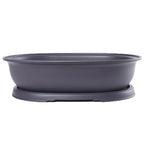 Outdoor Garden Landscape Bonsai Pot Trays Rectangular Square Planter Flowerpots Imitation Purple Clay Succulent Plants Pots