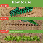 Garden Seeder Tool Manual Seeds Spreader Soil Puncher Seed Spacer & Soil Loosener for Easy Planting