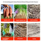 Agricultural Loose Soil Fork Fourtooth Manganese steel farming tools loosening and clearing Manual Garden Soil Turning Artifact