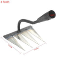 4/5/6/7 Teeth Weeding Hoe Rake Farm Tool Weeding Scarifier Artifact Agricultural Garden Tool Hoe Farm Growing Weeding Tools