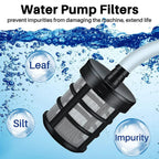 Garden Hose Sediment Filter Hose Strainer Household Water Line Filter Attachment with 50 Mesh Screen for Water Pumps Sprayers