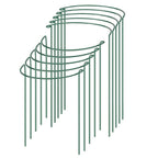 Green Metal Plant Support Stakes, 2-Piece Set