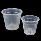 1Pc Household Garden Planter Drainage Pots With Holes Transparent Orchid Baskets Plastic Breathable Flower Pots Accessories