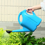 Long Spout Watering Pot For Garden With Sprinkler Head Comfort Grip Watering Kettle Lightweight Large Water Can For Garden