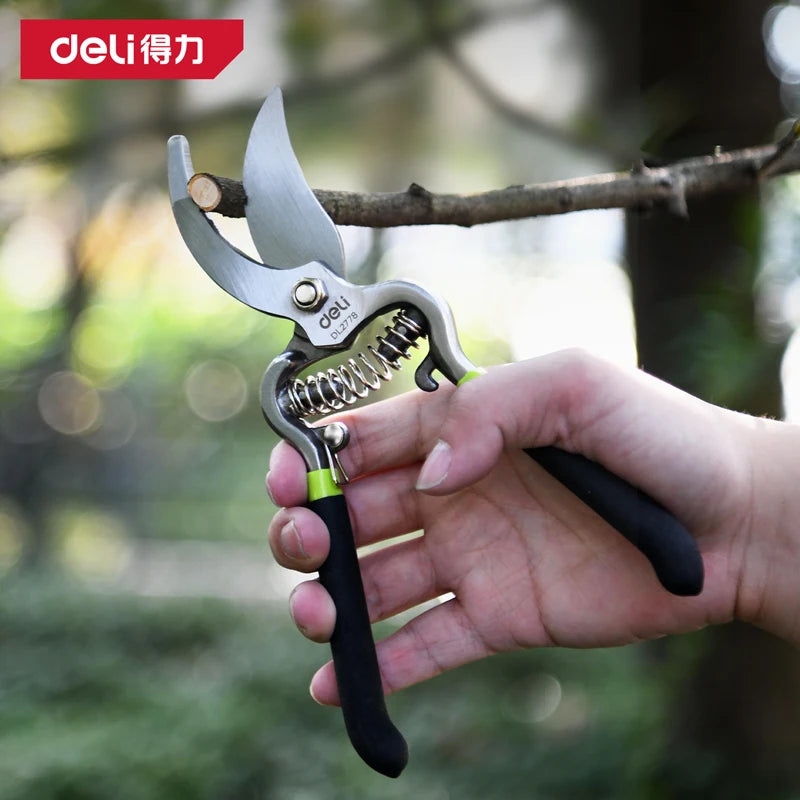 8'' Pruning Shear Anti-Slip Grip Handle Design Pruning Tools Multifunction Portable Garden Hand Tool Scissor for Tree Branches