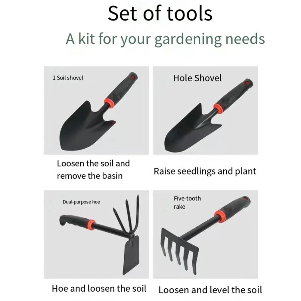 Small Gardening Shovel Set, 4 Pcs Vegetable Planting Hand Shovels, Multifunctional Garden Planting Tools