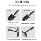 Small Gardening Shovel Set, 4 Pcs Vegetable Planting Hand Shovels, Multifunctional Garden Planting Tools