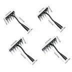 8/7/6/5teeth Garden Weeding Rake Heavy Duty Metal Gardening Hoe Weeding Rake Farm Tool for Gardening Weeding Loosening Soil Rake