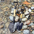 50cm Digging Shovel Mini Manganese Steel Shovels Trowel Waterproof Rustproof Garden Scoop Coated Surface for Camping Outdoor
