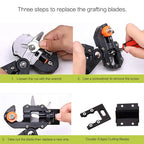 Professional Red Toolbox Grafting Pruner Garden Tool Farming Pruning Shears Scissor Fruit Tree Vaccination Secateurs With Tape