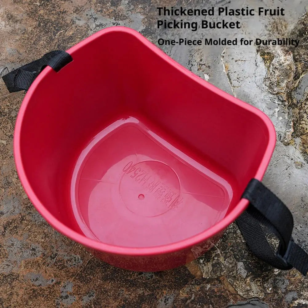 Fruit Picking Bucket Ergonomic Multifunctional Harvest Carrier Bag for Outdoor Farm and Garden Use Convenient Fertilizer Holder