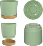 Plant Pots, Lightweight Large Pots for Indoor Plants and Outdoor Plants, Large Plastic Pots with Drainage