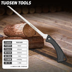 Tuosen Handsaw Garden Saw SK5 Steel Saw Tools W/ Wooden Handle Woodworking Saw 340mm Convenient For Wall Panel Bending