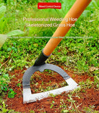 14-26CM Weeding Hoe Handheld Hollow Hoe Thickened Manganese Steel Agricultural Weeding Hoe for Planting Vegetable Garde