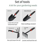 Small Gardening Shovel Set, 4 Pcs Vegetable Planting Hand Shovels, Multifunctional Garden Planting Tools