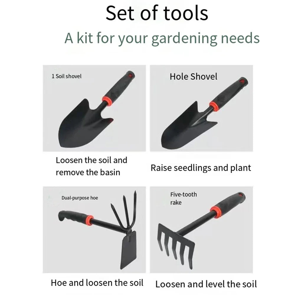 Small Gardening Shovel Set, 4 Pcs Vegetable Planting Hand Shovels, Multifunctional Garden Planting Tools