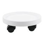 Round Movable Planter Tray With Wheels Multi-Purpose Moving Potted Plant Tool For Large Potted Plants Gardening Flower Pot Tray