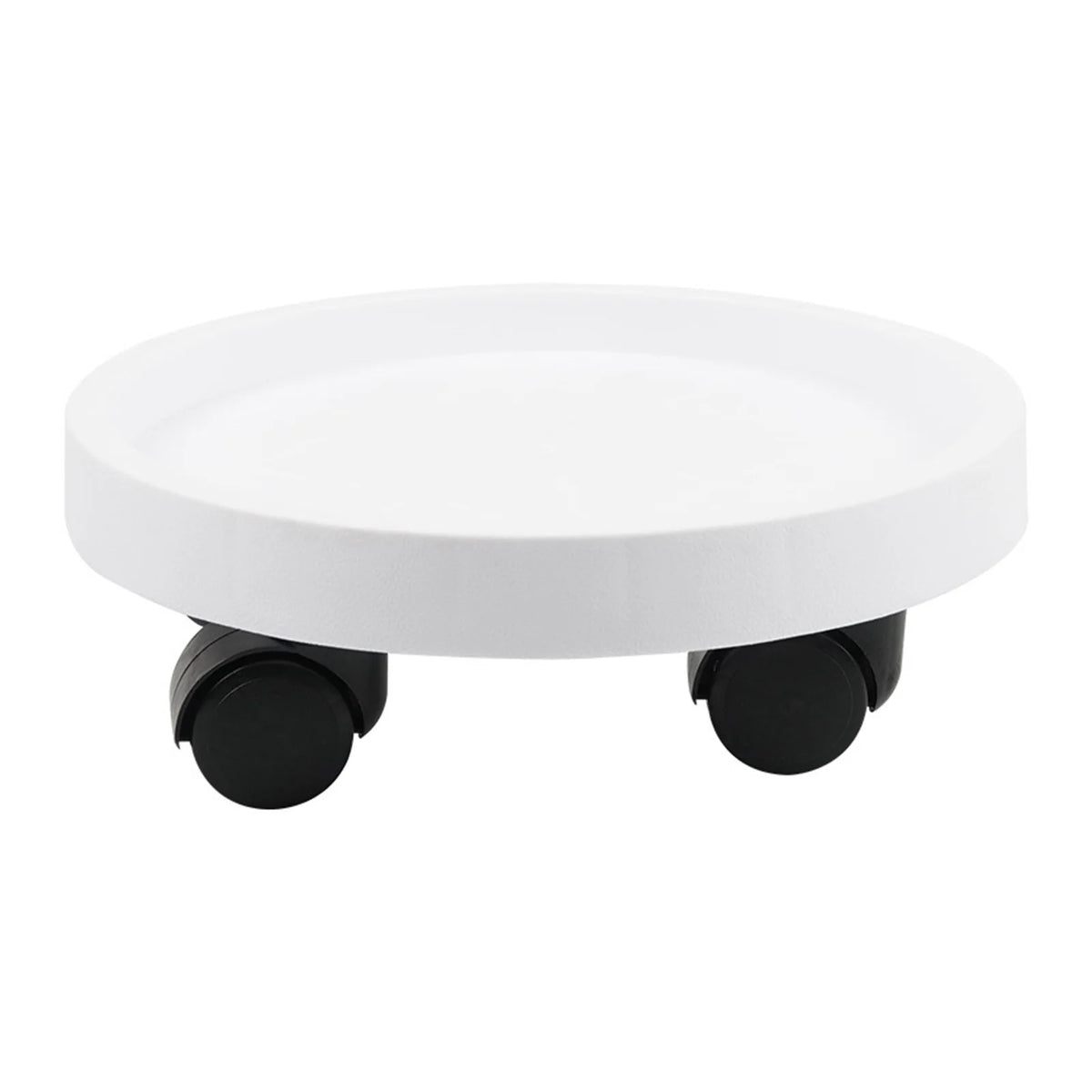 Round Movable Planter Tray With Wheels Multi-Purpose Moving Potted Plant Tool For Large Potted Plants Gardening Flower Pot Tray