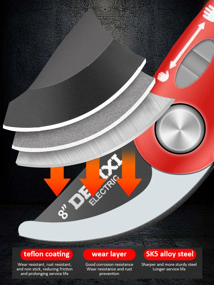 Garden Pruning Shears,Pruner Scissors Cutting,Wear-Resistant&Non-Slip Handle, Portable Knife,Manual Gardening Tools.