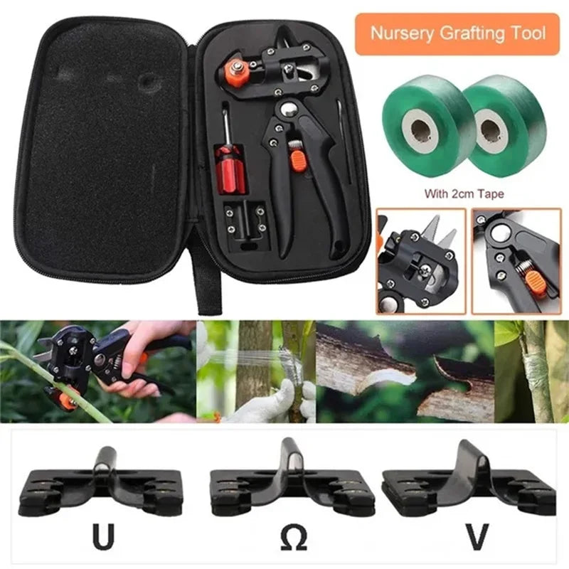 Professional Farming Pruning Shears Garden Scissor Floristry Secateur Fruit Tree Pruner Pruning Vine Seedle Graft Tool Hand Tool