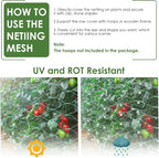 5/10M Garden Protect Netting Anti Birds Net Animals Deer Fencing Mesh for Fruits Trees Plants Stretch Durable Pest Barrier 그물망