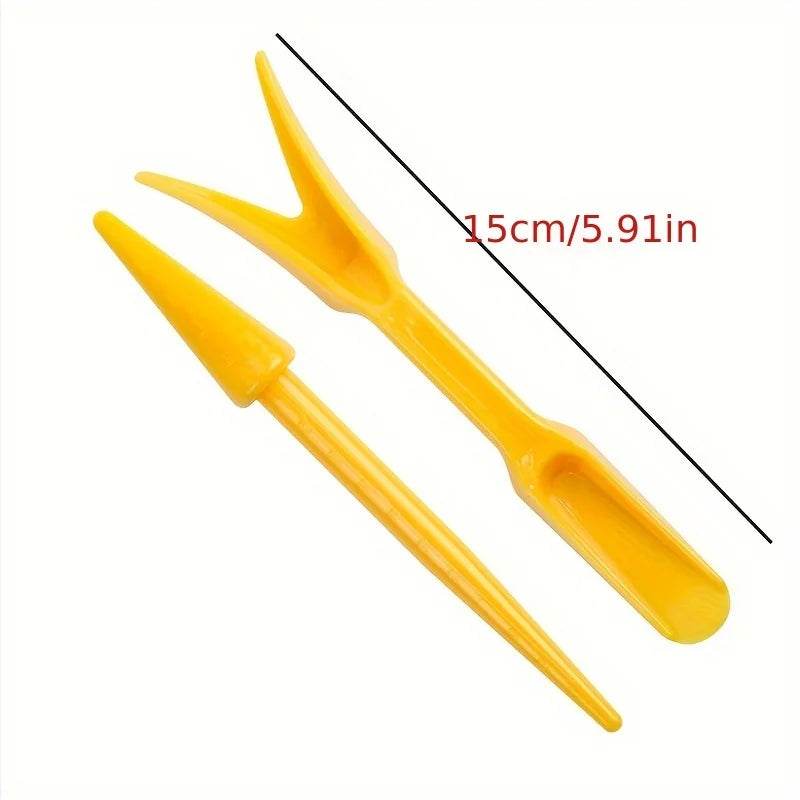 6pcs Plastic Seed Starters Seedling Digger Seedling Transplanter Garden Sowing for Seedlings Digging Holes Garden Seeding